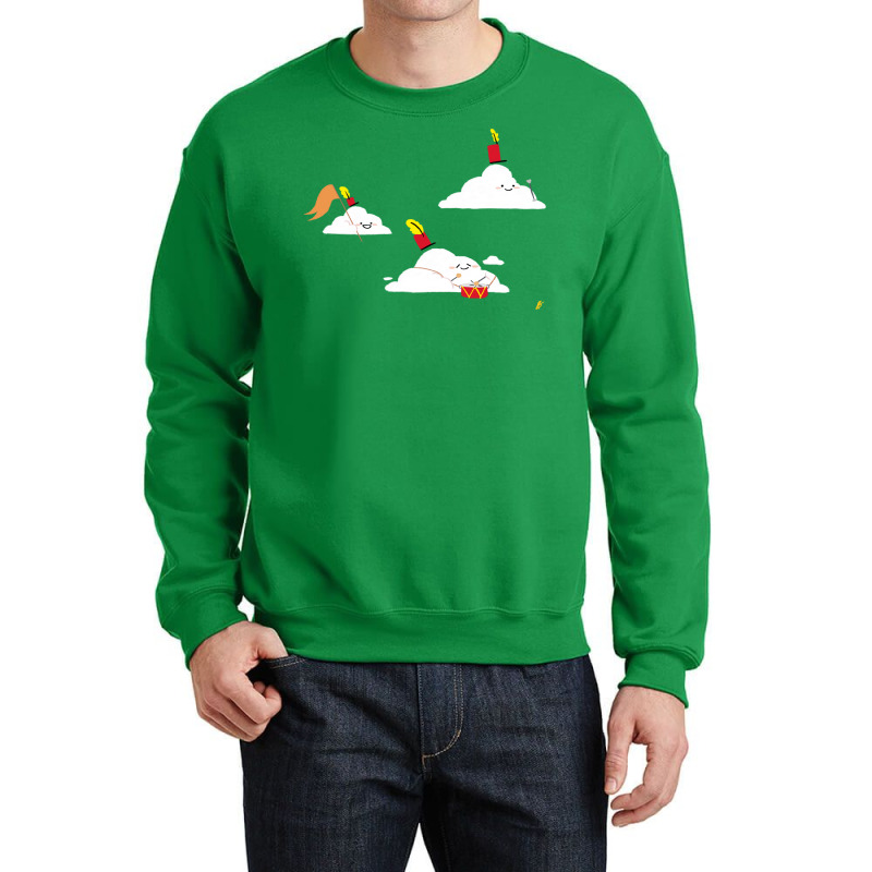 Parade Of Clouds Nostalgia Crewneck Sweatshirt by strosesimonsf | Artistshot