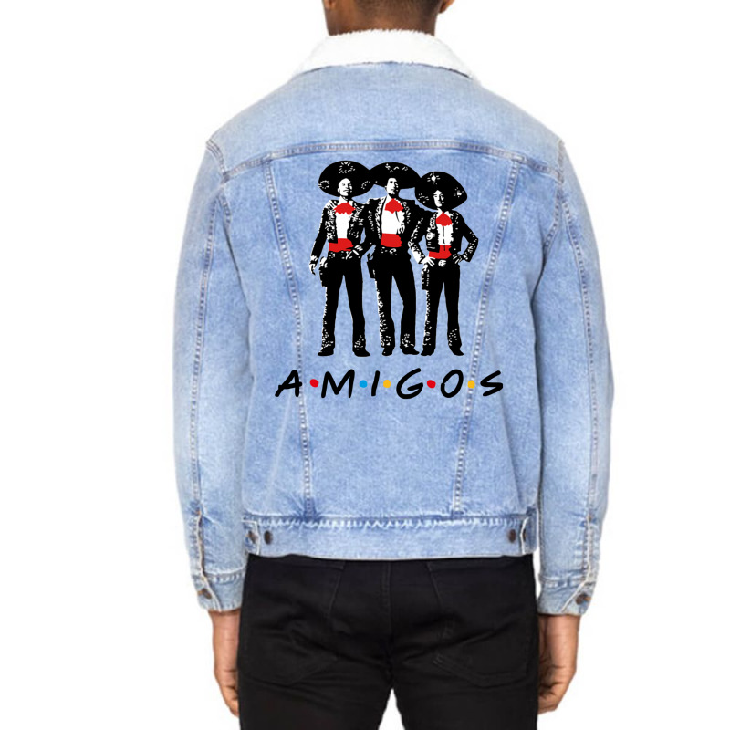 Amigos   Vintage Three Amigos Unisex Sherpa-lined Denim Jacket | Artistshot