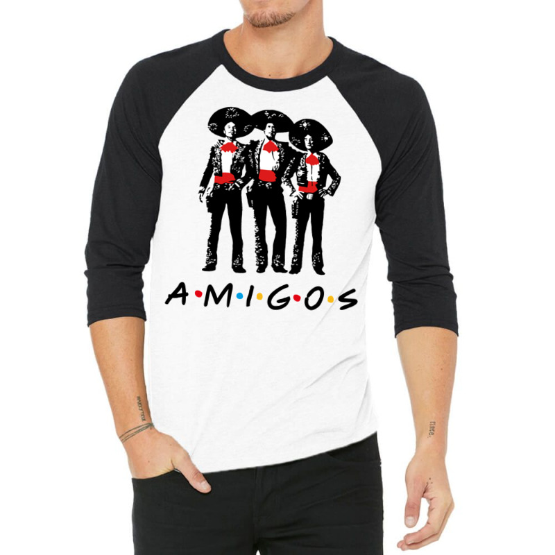 Amigos   Vintage Three Amigos 3/4 Sleeve Shirt | Artistshot