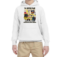 Tv Detective Cute True Crime Investigation Junkie Youth Hoodie | Artistshot