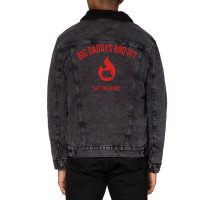 Red Bbq Pit Tumblr Unisex Sherpa-lined Denim Jacket | Artistshot