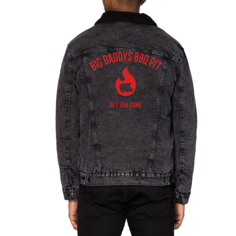 Red Bbq Pit Tumblr Unisex Sherpa-Lined Denim Jacket by strosesimonsf | Artistshot