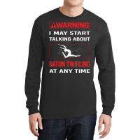 Red Warning Baton Twirling Twirl Twirler Trending Long Sleeve Shirts | Artistshot