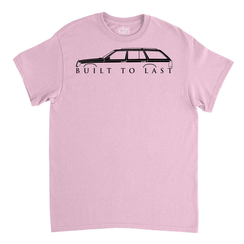 Built To Last  W124 Station Wagon Car Silhouette Classic T-shirt by davoltemmsk | Artistshot