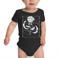 Flower Rose Moon T Shirt Baby Bodysuit | Artistshot