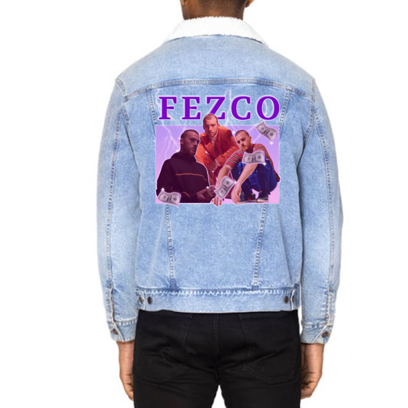 Fez Euphoria Graphic  1 Unisex Sherpa-Lined Denim Jacket by caplessoroan | Artistshot