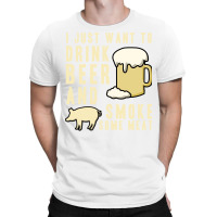 Beer And Meat Design Travel T-shirt | Artistshot