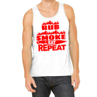 Womens Bbq Gift Print Mens Grilling Rub Smoke Eat Tank Top | Artistshot