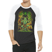 Celtic Pagan Cernunnos Irish Scottish Mythology Pr 3/4 Sleeve Shirt | Artistshot