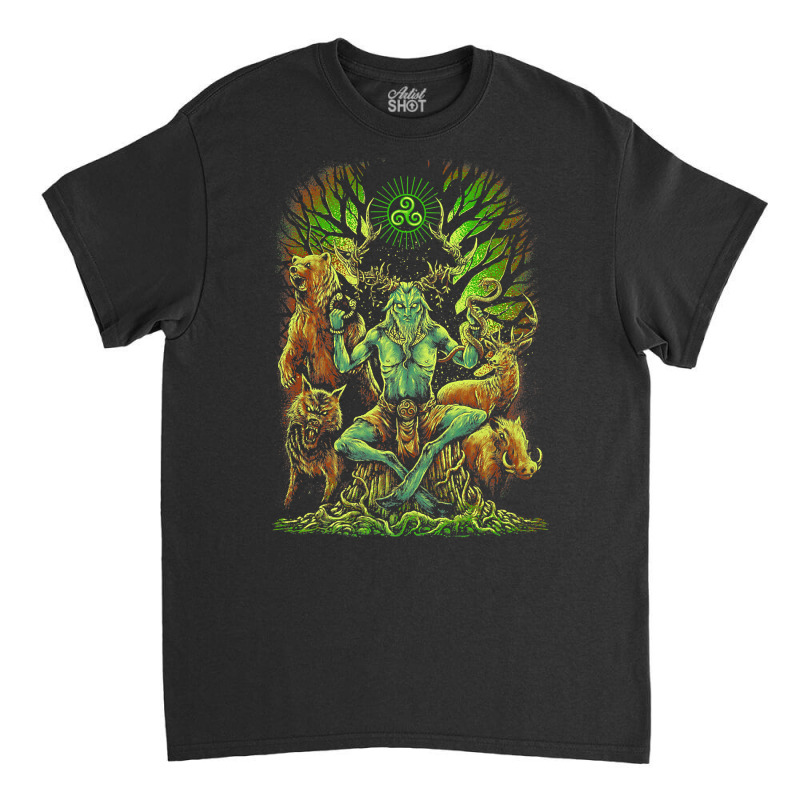 Celtic Pagan Cernunnos Irish Scottish Mythology Pr Classic T-shirt by saterseim | Artistshot