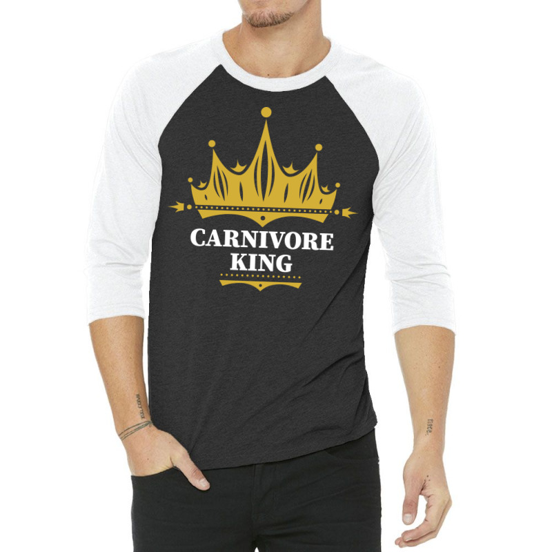 Carnivore King Meat Lover Bbq Pit Master Rancher H 3/4 Sleeve Shirt by raginmanerys | Artistshot