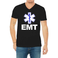 Emt Emergency Medical Technician Uniform Firts Aid V-neck Tee | Artistshot