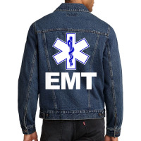 Emt Emergency Medical Technician Uniform Firts Aid Men Denim Jacket | Artistshot