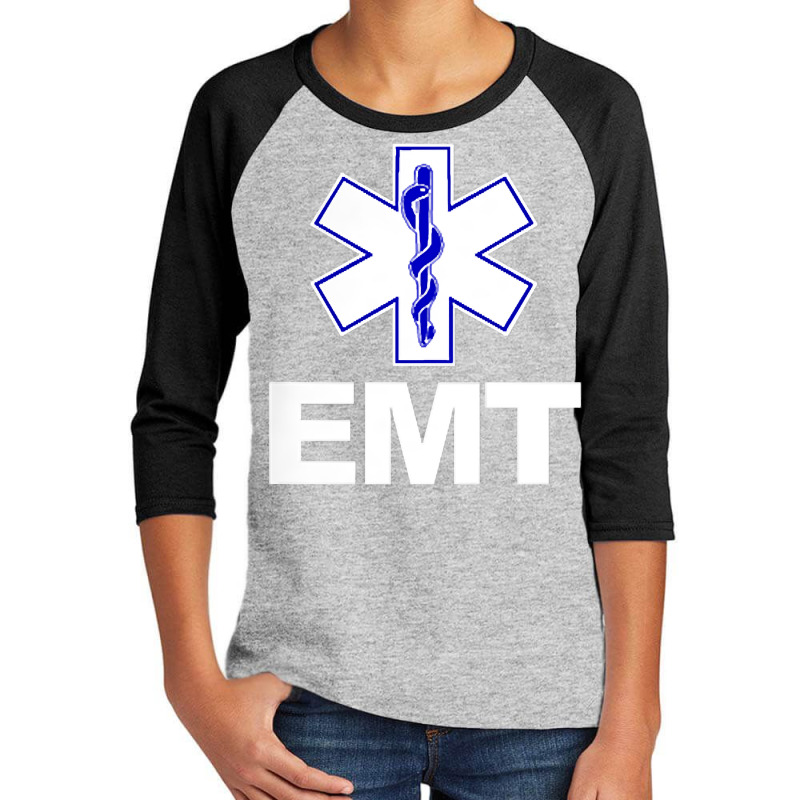 Emt Emergency Medical Technician Uniform Firts Aid Youth 3/4 Sleeve | Artistshot