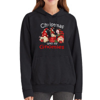 Gnome Buffalo Plaid Red Family Christmas For Women Vintage Hoodie | Artistshot