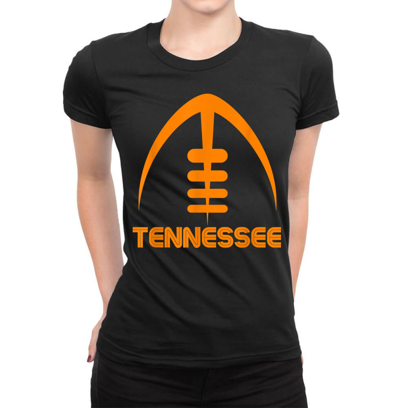 Retro Tennessee Tn Orange Vintage Design Classic T Ladies Fitted T-Shirt by hended | Artistshot