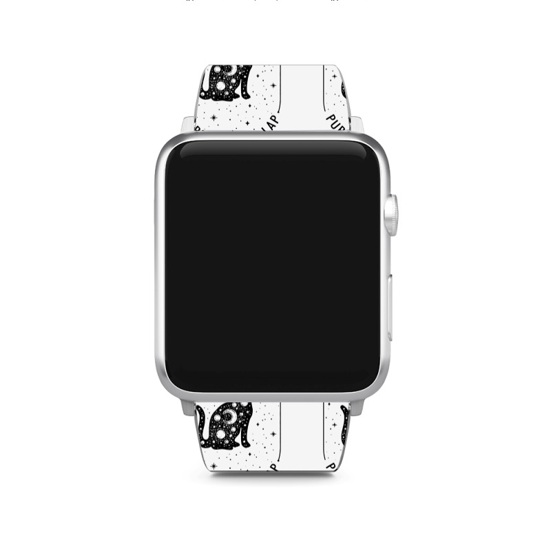 Karma Is A Cat Purring In My Lap T Shirt Apple Watch Band | Artistshot