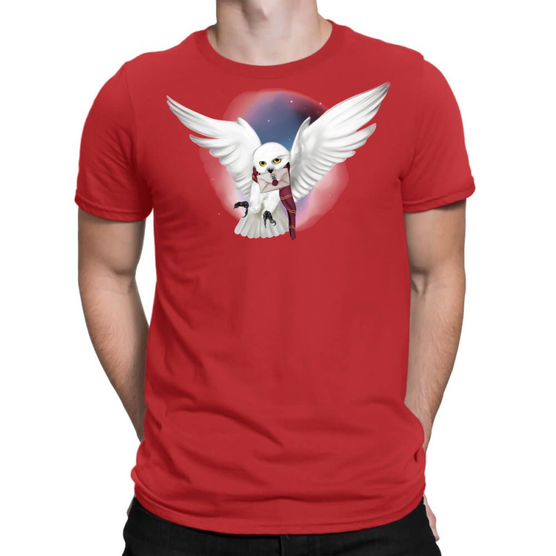 Snowy White Owl 12 T-Shirt by quillhaileyv | Artistshot