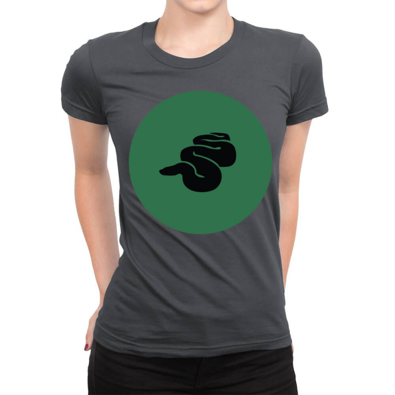 Snake Silhouette 1 Ladies Fitted T-Shirt by besleymarthas | Artistshot