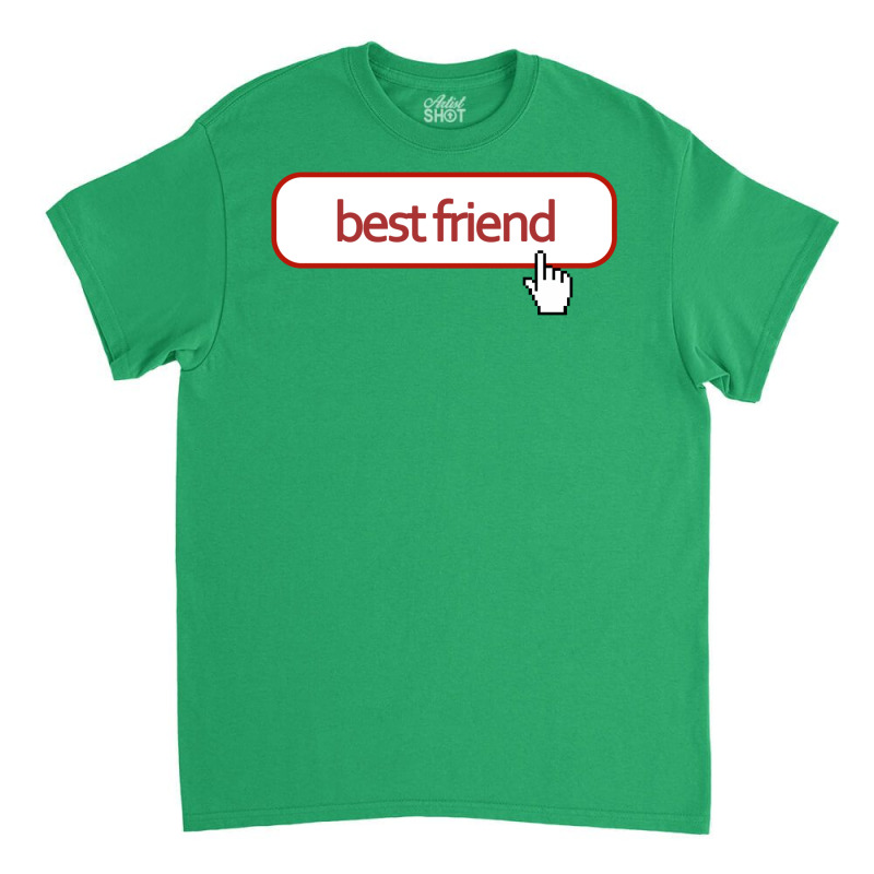 Best Friend Click The Button Classic T-shirt by winkleslifkos | Artistshot