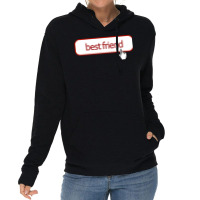 Best Friend Click The Button Lightweight Hoodie | Artistshot