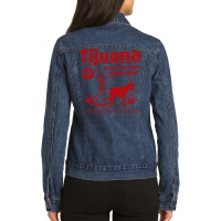 Funny Shirt   Tijuana Donkey Show Ladies Denim Jacket | Artistshot