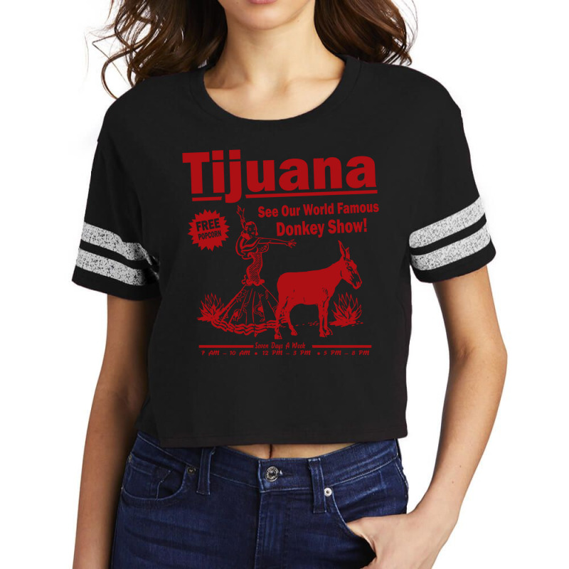 Funny Shirt   Tijuana Donkey Show Scorecard Crop Tee by linggburdenp | Artistshot