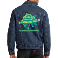 Golgi Apparatus Cell Biology Science 1 Men Denim Jacket | Artistshot