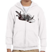 P 47 Thunderbolt Warbird Warplane Aircraft T Shirt Youth Zipper Hoodie | Artistshot