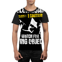 Color Guard Caution Watch For Flying Objects   Fla Graphic T-shirt | Artistshot