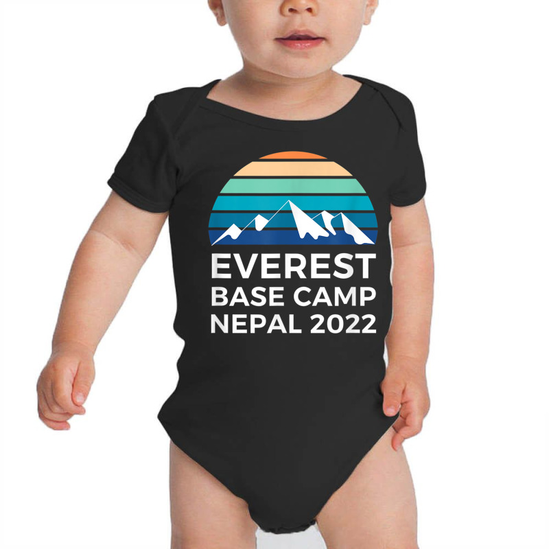 Mt. Everest Base Camp Trek 2022 For Mountain Lover Baby Bodysuit by holden | Artistshot