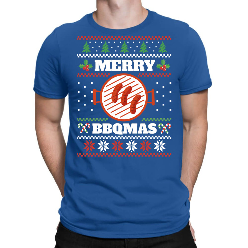 Merry Bbqmas Grill Christmas Meat Food Girl T-Shirt by raginmanerys | Artistshot