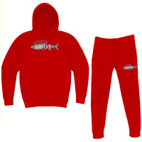 Crazy Shark Lady Hoodie & Jogger Set | Artistshot