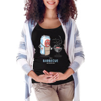 Yeah I Barbecue And Drink Beer Cute Novelty Happy Maternity Scoop Neck T-shirt | Artistshot