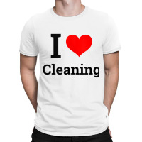 I Love Cleaning   Funny Cleaning Tank Top T-shirt | Artistshot