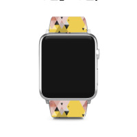 Geometric Compilation In Rose Gold And Blush Pink Apple Watch Band | Artistshot