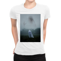 Ghost Ladies Fitted T-shirt | Artistshot