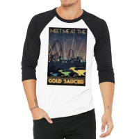 Final Fantasy Vii Gold Saucer Travel Poster 3/4 Sleeve Shirt | Artistshot