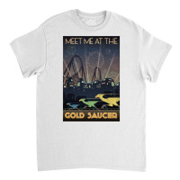 Final Fantasy Vii Gold Saucer Travel Poster Classic T-shirt | Artistshot