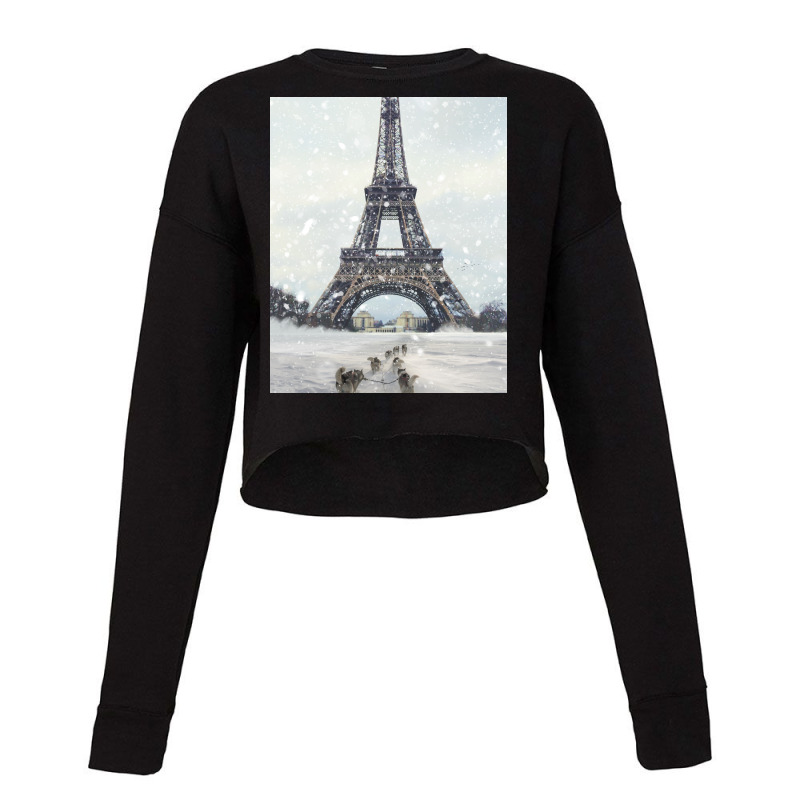 Paris Cropped Sweater by omerpsd | Artistshot