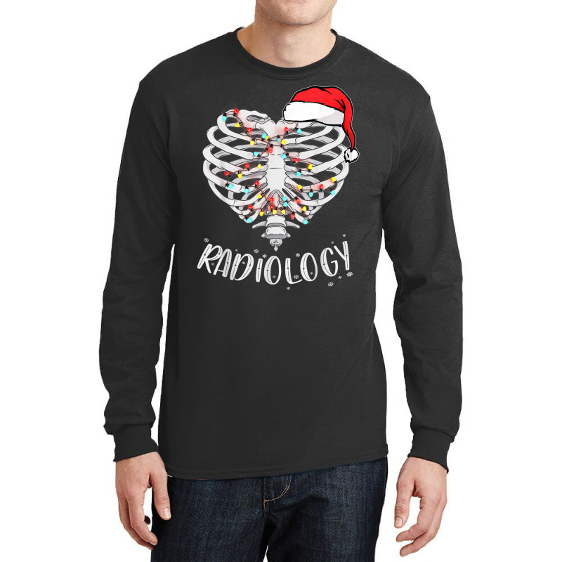 Skeleton Heart Radiology Christmas Radiologist Mri Long Sleeve Shirts by terrilyn | Artistshot