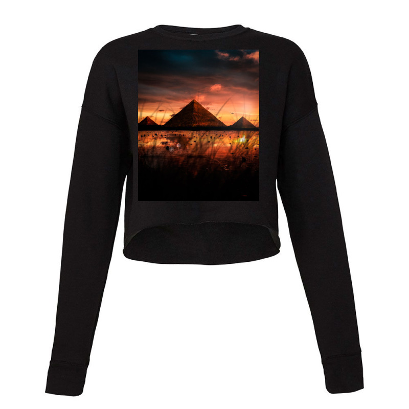 Pyramids Cropped Sweater by omerpsd | Artistshot