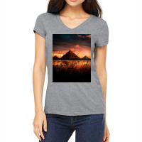 Pyramids Women's V-neck T-shirt | Artistshot