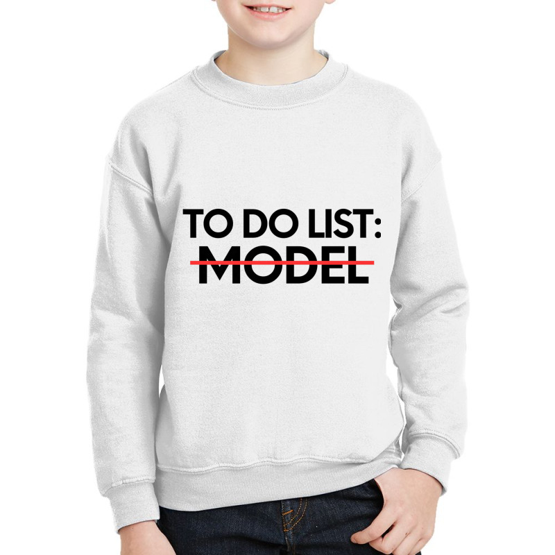 Funny To Do List Model Retirement Worker Celebrati Youth Sweatshirt | Artistshot