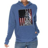 Knight Templar American Flag Crusader T Shirt Lightweight Hoodie | Artistshot