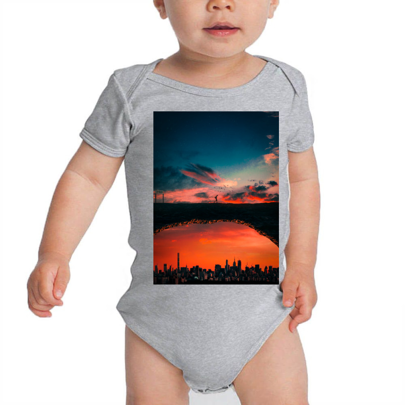 Alone Man Baby Bodysuit by omerpsd | Artistshot