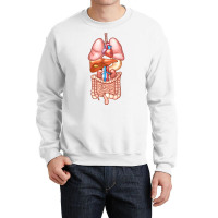 Halloween T Shirt Internal Organ Diagram Anatomy Crewneck Sweatshirt | Artistshot