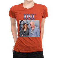 Chris Meloni And Mariska Hargitay Ionic 90s Inspir Ladies Fitted T-shirt | Artistshot