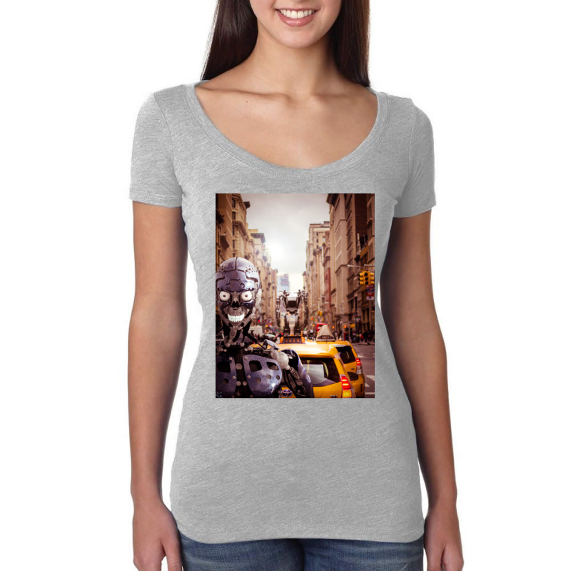 Mr Robot Women's Triblend Scoop T-shirt by omerpsd | Artistshot