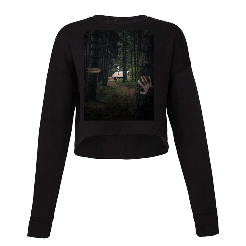 Stalker Cropped Sweater by omerpsd | Artistshot